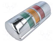 Signalling column; red/amber/green; LED; 24VDC; IP55; 74x46x216mm QLIGHT