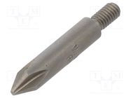 Screwdriver bit; Phillips; PH2; Overall len: 33mm; Mounting: M5 