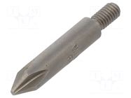 Screwdriver bit; Phillips; PH2; Socket size: M5; Overall len: 33mm WIHA