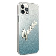 Guess GUHCP12LPCUGLSBL iPhone 12 Pro Max 6.7&quot; blue/blue hardcase Glitter Gradient Script, Guess
