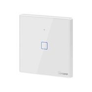 Sonoff T2EU1C-TX Single Channel Touch Light Switch Switch Wi-Fi Button White (IM190314015), Sonoff