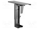 Adjustable desk handle; black; twistable; 10kg LOGILINK