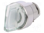 Switch: rotary; 22mm; Stabl.pos: 2; white; LED; IP66; prominent SCHNEIDER ELECTRIC