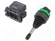 Switch: joystick; 22mm; Stabl.pos: 2; NO x2; black; none; 3A/240VAC SCHNEIDER ELECTRIC
