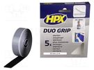 Tape: fixing; W: 25mm; L: 2m; Thk: 5.4mm; synthetic rubber; black HPX