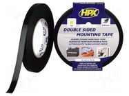 Tape: fixing; W: 12mm; L: 10m; Thk: 0.95mm; double-sided; acrylic HPX