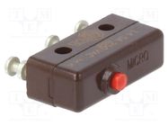 Microswitch SNAP ACTION; 5A/250VAC; without lever; SPDT; ON-(ON) HONEYWELL