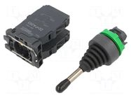 Switch: joystick; 22mm; Stabl.pos: 1; NO x4; black; none; 3A/240VAC SCHNEIDER ELECTRIC