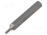 Screwdriver bit; hex key; HEX 1.3mm; Overall len: 28mm; MICRO WIHA