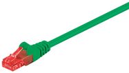 CAT 6 Patch Cable, U/UTP, green, 1 m - copper-clad aluminium wire (CCA)