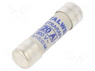 Fuse: fuse; 20A; 600VAC; aR; 10.3x38mm ETI POLAM
