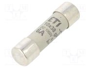 Fuse: fuse; gPV; 6A; 1000VDC; cylindrical; 10.3x38mm ETI POLAM