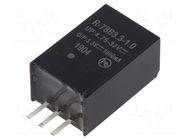 Converter: DC/DC; 3.3W; Uin: 4.75÷32VDC; Uout: 3.3VDC; Iout: 1A; SIP3 RECOM