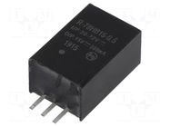 Converter: DC/DC; 7.5W; Uin: 20÷72VDC; Uout: 15VDC; Iout: 0.5A; SIP3 RECOM