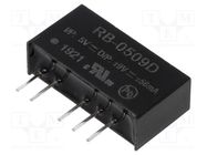 Converter: DC/DC; 1W; Uin: 4.5÷5.5V; Uout: 9VDC; Uout2: -9VDC; SIP7 RECOM