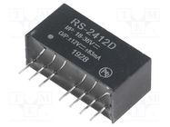 Converter: DC/DC; 2W; Uin: 18÷36V; Uout: 12VDC; Uout2: -12VDC; SIP8 RECOM