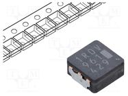 Inductor: wire; SMD; 1uH; 9.9A; 6.2mΩ; ±20%; 6.4x6x3mm; -40÷150°C PANASONIC