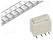 Relay: electromagnetic; DPDT; Ucoil: 12VDC; 2A; 0.3A/125VAC; FTR-B4 FCL Components