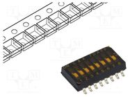 Switch: DIP-SWITCH; Poles number: 8; OFF-ON; 0.025A/24VDC; Pos: 2 C&K