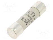 Fuse: fuse; 3.5A; 1000VDC; gPV; cylindrical; 10.3x38mm ETI POLAM