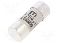 Fuse: fuse; gG; 20A; 690VAC; cylindrical,industrial; 22x58mm ETI POLAM