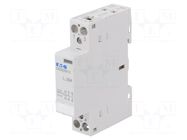 Contactor: 2-pole installation; 20A; 12VAC; NO x2; CR20 EATON ELECTRIC
