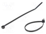 Cable tie; L: 99mm; W: 2.5mm; polyamide; 80N; black; Ømax: 22mm PANDUIT