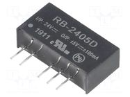 Converter: DC/DC; 1W; Uin: 21.6÷26.4VDC; Uout: 5VDC; Uout2: -5VDC RECOM