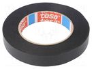 Tape: masking; W: 19mm; L: 50m; Thk: 0.175mm; 12%; natural rubber TESA
