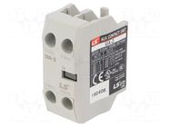 Auxiliary contacts; Leads: screw terminals; front; -5÷60°C; IP20 LS ELECTRIC