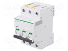 Circuit breaker; 400VAC; Inom: 6A; Poles: 3; for DIN rail mounting SCHNEIDER ELECTRIC