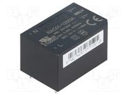 Converter: AC/DC; 1W; 85÷264VAC; 12VDC; Iout: 83mA; 68%; RAC01-GA RECOM