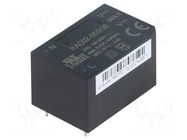 Converter: AC/DC; 2W; Uin: 85÷264VAC; 5VDC; Iout: 400mA; 63%; PCB RECOM