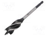 Drill bit; for wood; Ø: 20mm; L: 160mm; Working part len: 110mm C.K