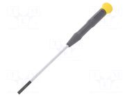 Screwdriver: precision; slot; SL 4; Blade length: 100mm; PRECISION C.K