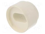 Insert for gland; elastomer; 14x7mm; Application: for flat cable HUMMEL