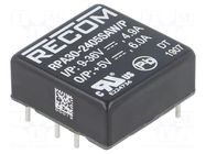 Converter: DC/DC; 30W; Uin: 9÷36VDC; Uout: 5VDC; Iout: 6A; 1"x1" RECOM