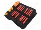 Kit: screwdrivers; torque,insulated,adjustable,slim; 1.2÷3Nm WERA