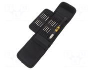 Kit: screwdrivers; case; precision; Holder: Halfmoon; ESD; 4mm WERA