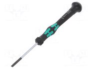 Screwdriver: precision; slot; 3x0.5mm; Blade length: 50mm WERA