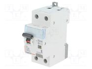 RCBO breaker; Inom: 25A; Ires: 30mA; Max surge current: 250A; IP20 LEGRAND