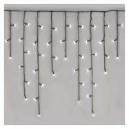 LED Christmas icicles, 3.6 m, outdoor and indoor, cool white, programmes, EMOS