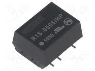 Converter: DC/DC; 1W; Uin: 4.5÷5.5V; Uout: 5VDC; Iout: 200mA; SMT; R1S RECOM