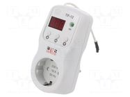 Module: regulator; digital; temperature; Temp: -10÷45°C; IP30; 16A NOVATEK ELECTRO