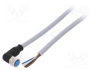 Connection lead; M8; PIN: 4; angled; 5m; plug; 60VAC; 4A; Y; -30÷80°C SICK