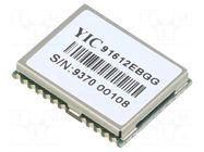 Module: GPS/QZSS; ±2m; GPS; -167dBm; 2.7÷3.6VDC; 9.6kbps; 10Hz; SMD YIC