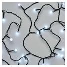 LED Christmas cherry chain – balls, 8 m, outdoor and indoor, cool white, timer, EMOS
