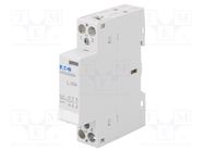 Contactor: 2-pole installation; 20A; 8VAC; NO x2 EATON ELECTRIC