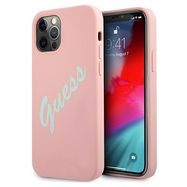 Guess GUHCP12MLSVSPG iPhone 12/12 Pro 6.1&quot; rose green/green pink hardcase Silicone Vintage, Guess