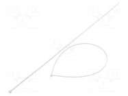 Cable tie; L: 650mm; W: 4.8mm; natural; polyamide; 222N; Ømax: 195mm FIX&FASTEN